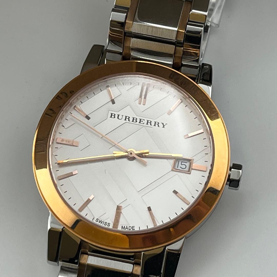 【新品未使用】　バーバリー　BU9006 クォーツ　箱付　保護フィルム付