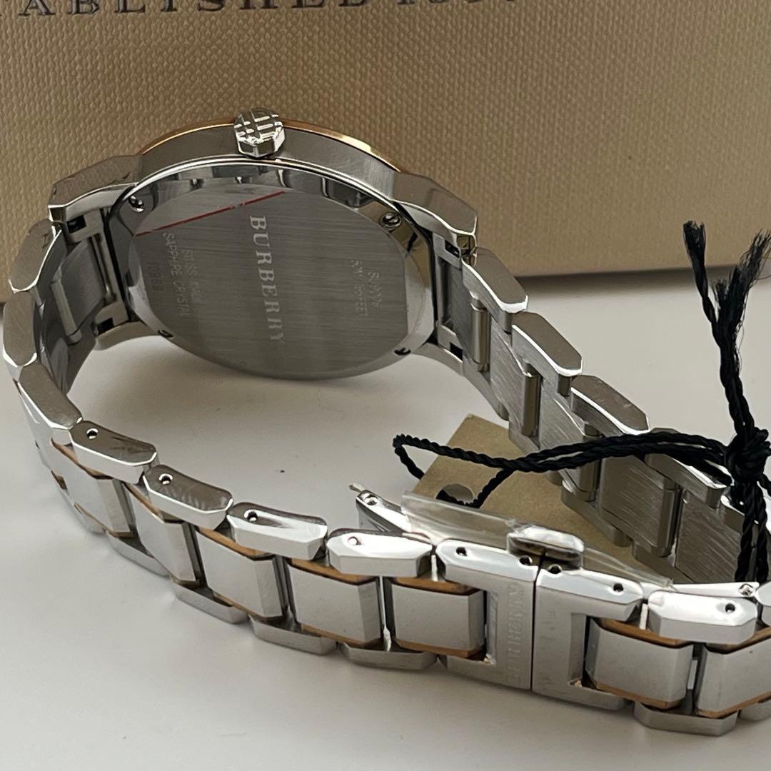 【新品未使用】　バーバリー　BU9006 クォーツ　箱付　保護フィルム付