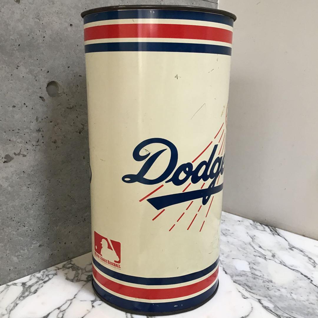 ドジャース 1968年 MLB Dodgers ブリキ缶 BIGサイズ