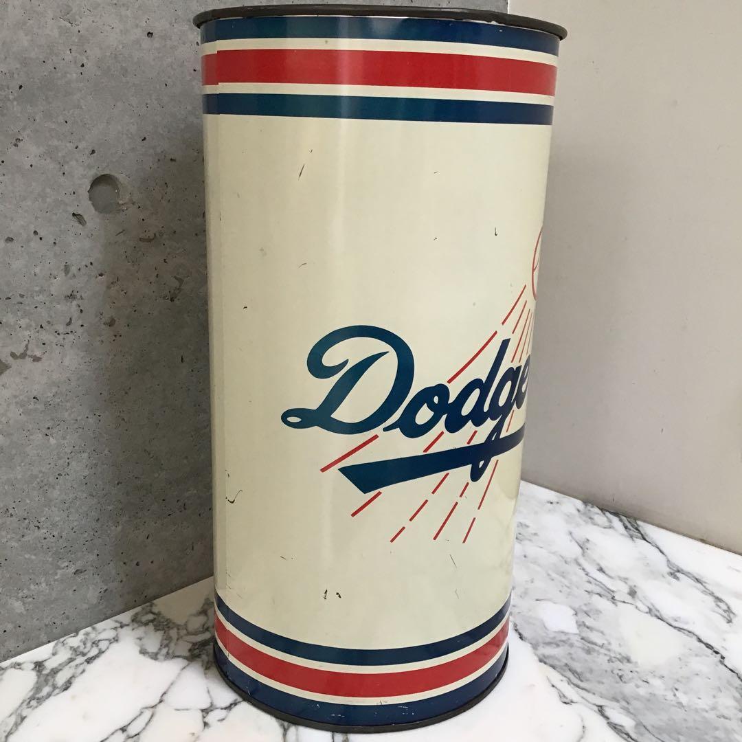 ドジャース 1968年 MLB Dodgers ブリキ缶 BIGサイズ