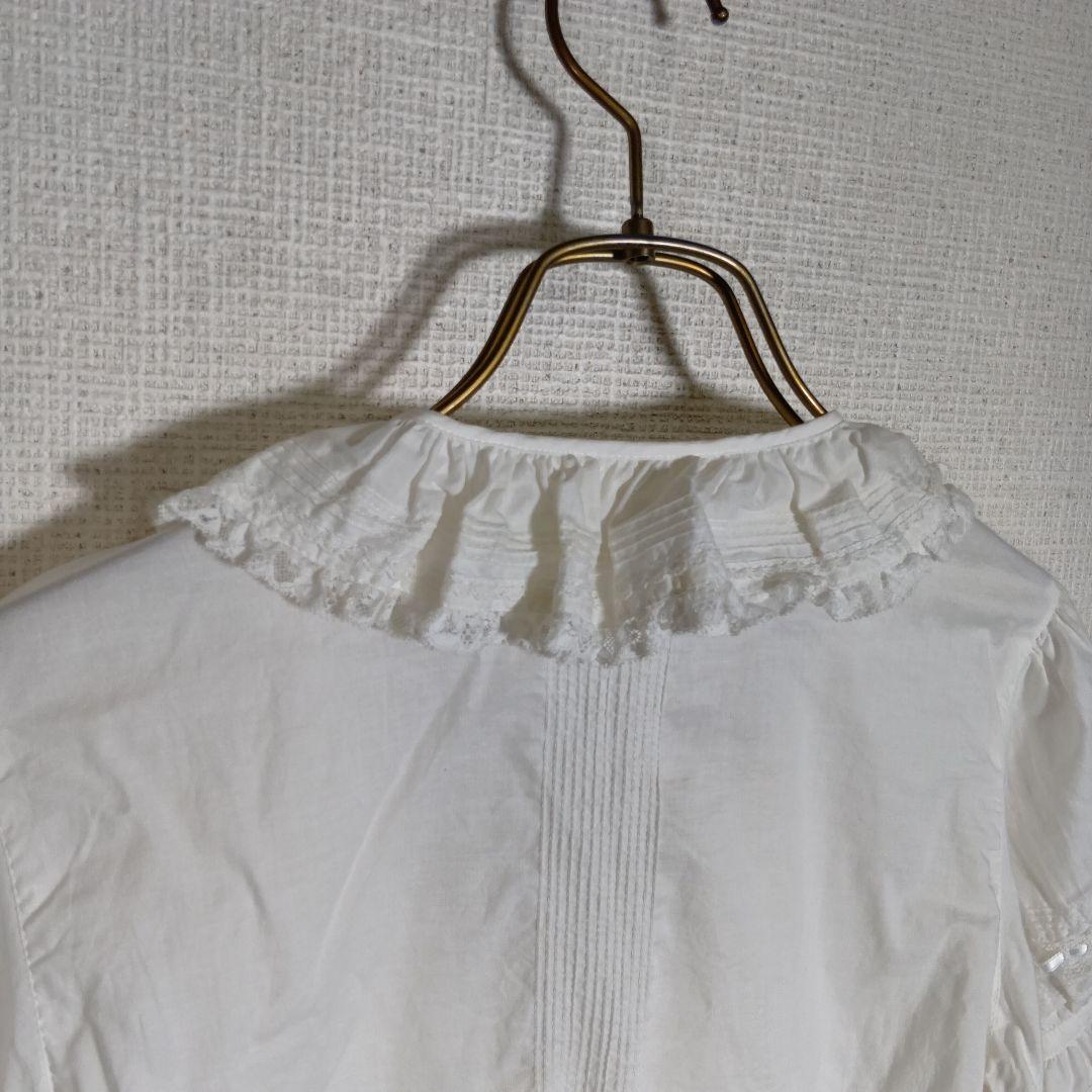 PINK HOUSE ピンクハウス レースブラウス リボン