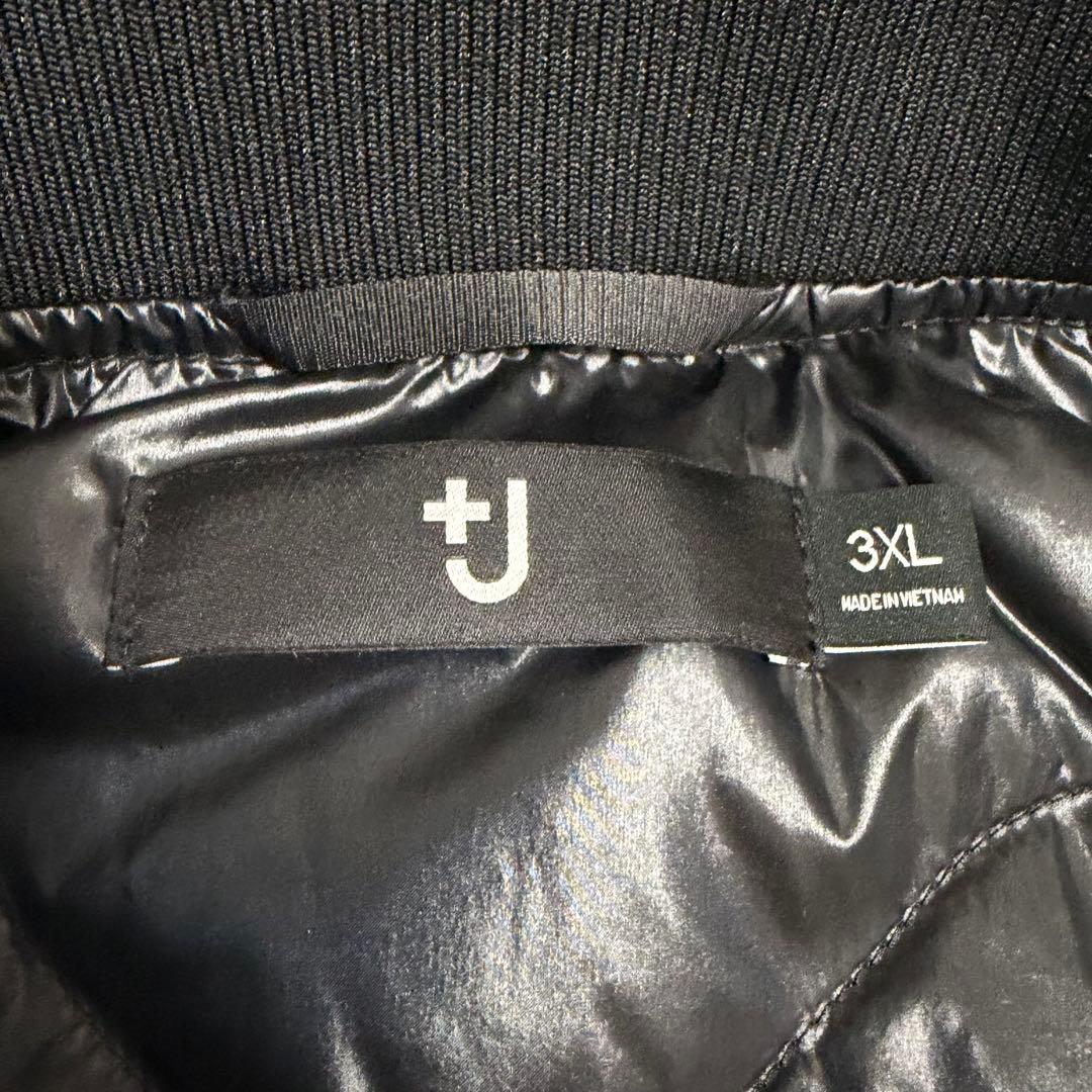 【極美品】UNIQLO +J ハイブリッドダウンオーバーサイズMA-1 ブラック