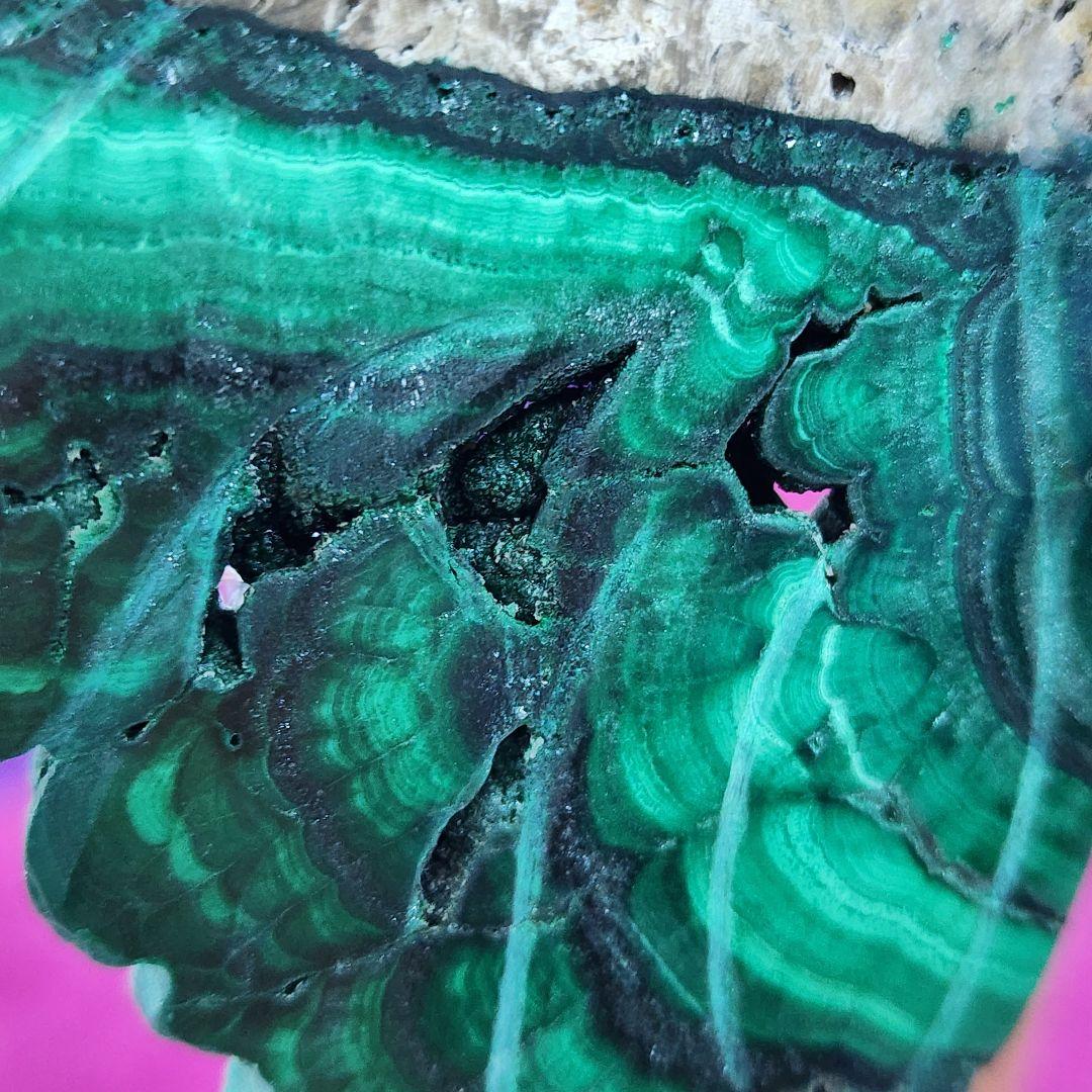 天然石 マラカイト 蝶々 一点物です！