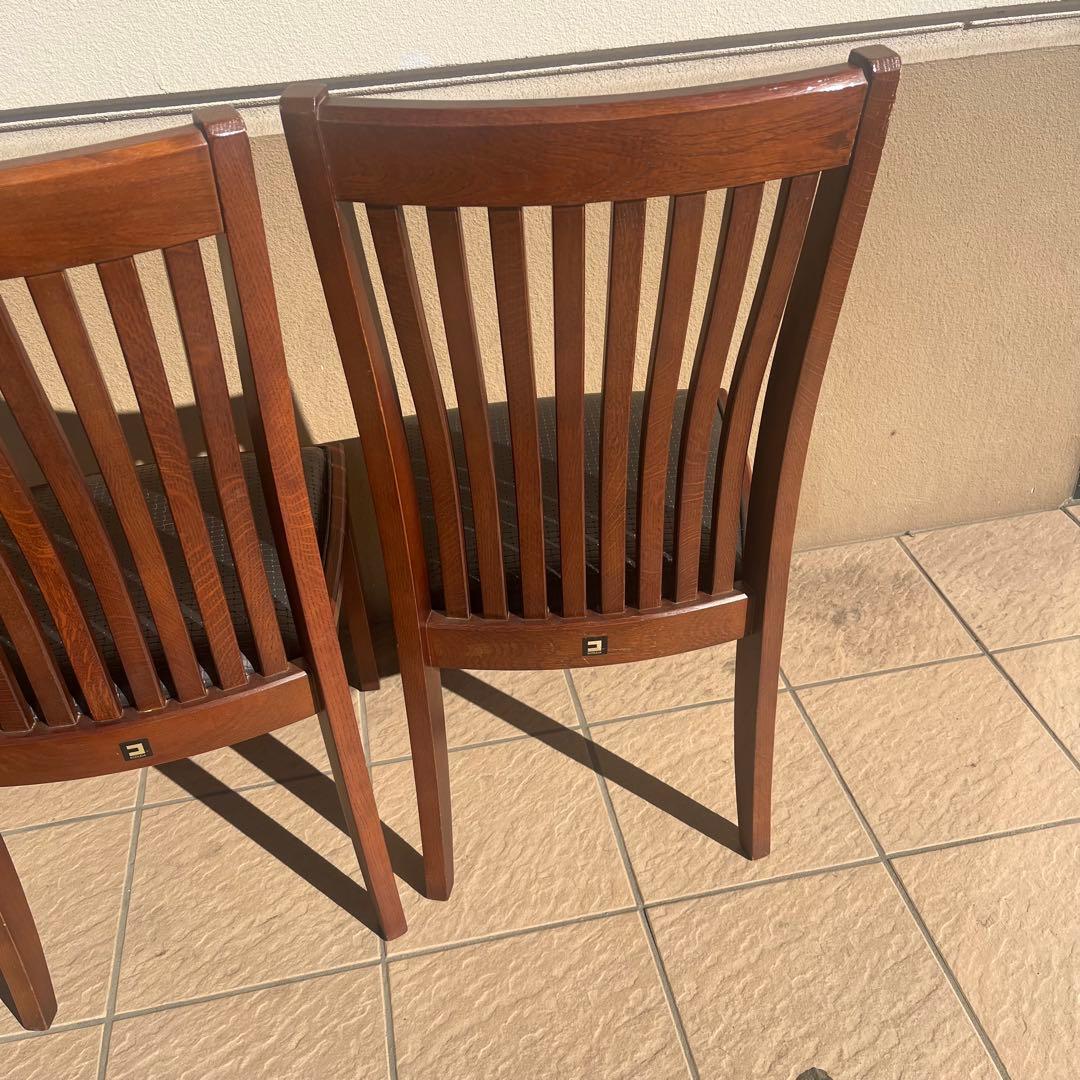 2脚セット　kosuga コスガ ダイニングチェア ヴィンテージ 高級品