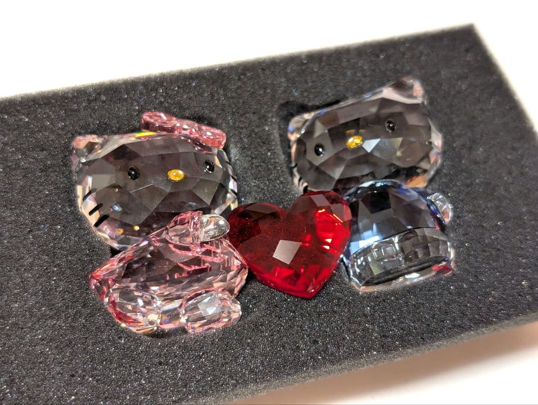 【新品・未使用】Swarovski　ハローキティ&ダニエル
