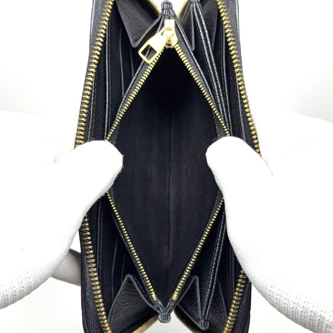 ルイヴィトン ジッピーウォレット アンプラント ノワール ブラック