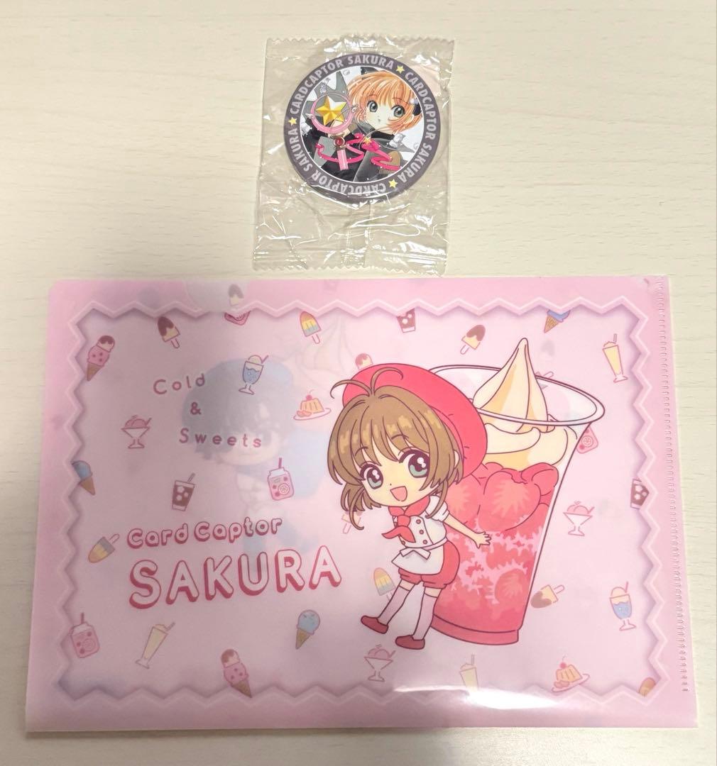 カードキャプターさくら アニカフェ コースター　缶バッジ