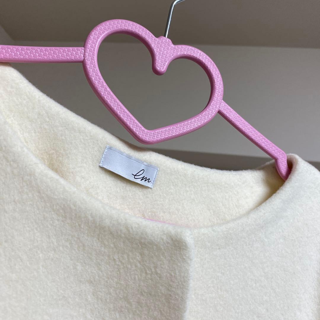 【完売品】エムドット　em. 　エコファーコート　ホワイト