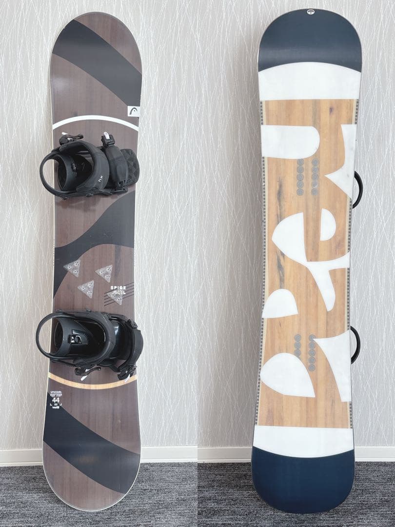 79美品❗️超豪華❗️HEAD 初心者用 スノーボードセット★144cm+ビン付