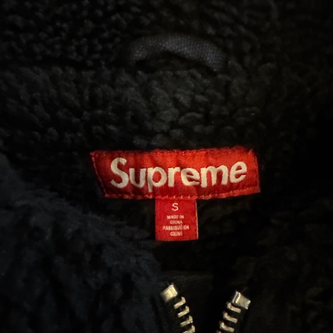 美品 Supreme Faux Shearling Lined Bomber