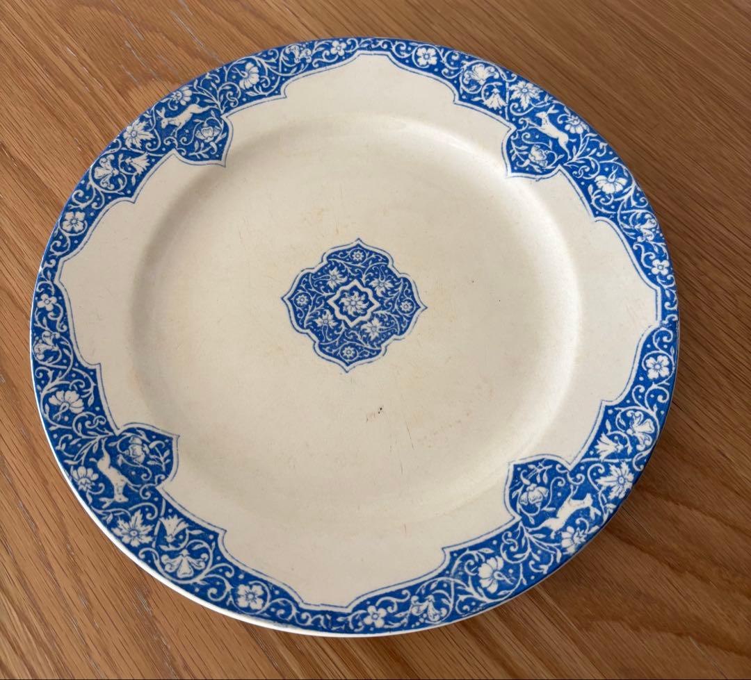 フランス アンティーク プレート ウサギ