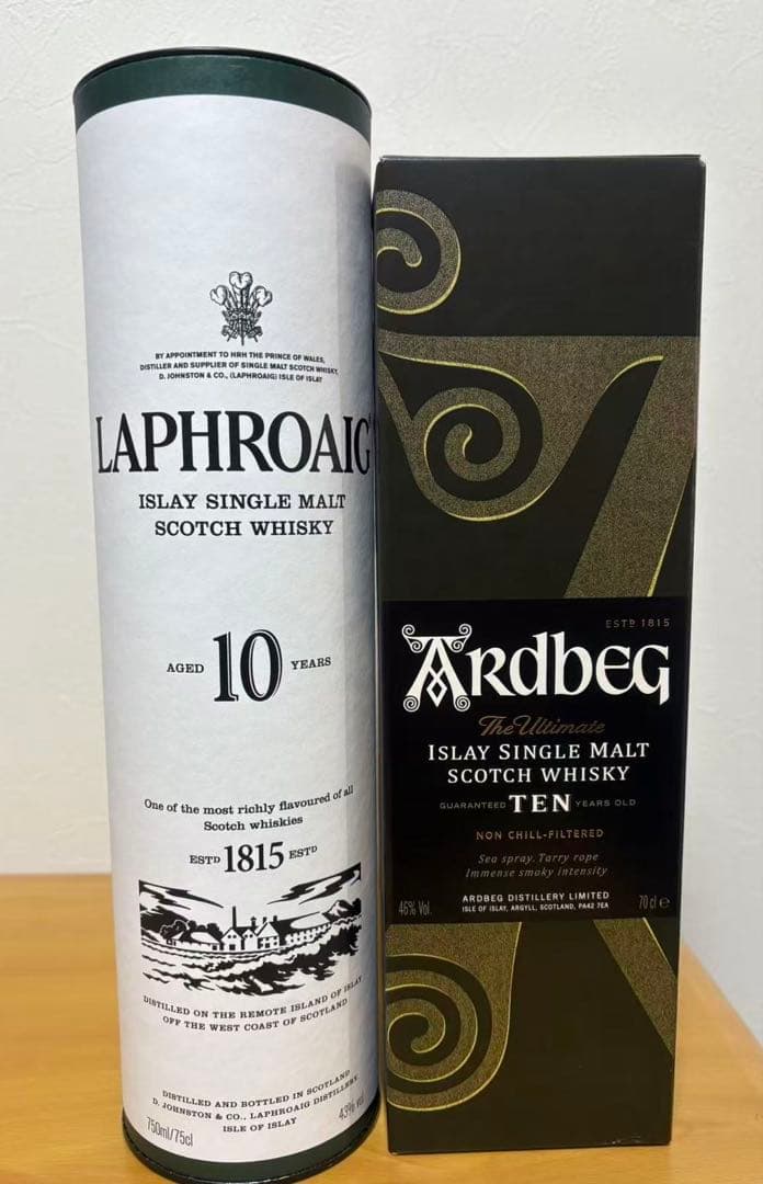 ラフロイグ 10年　1本　　　　　　　　　　　　アードベッグ　10年　1本
