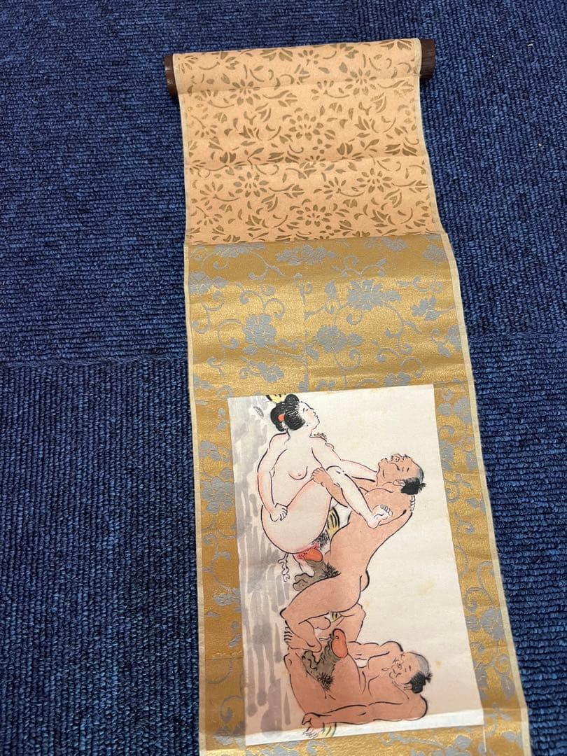 1464 骨董　古美術　春画　巻物　希少　時代物