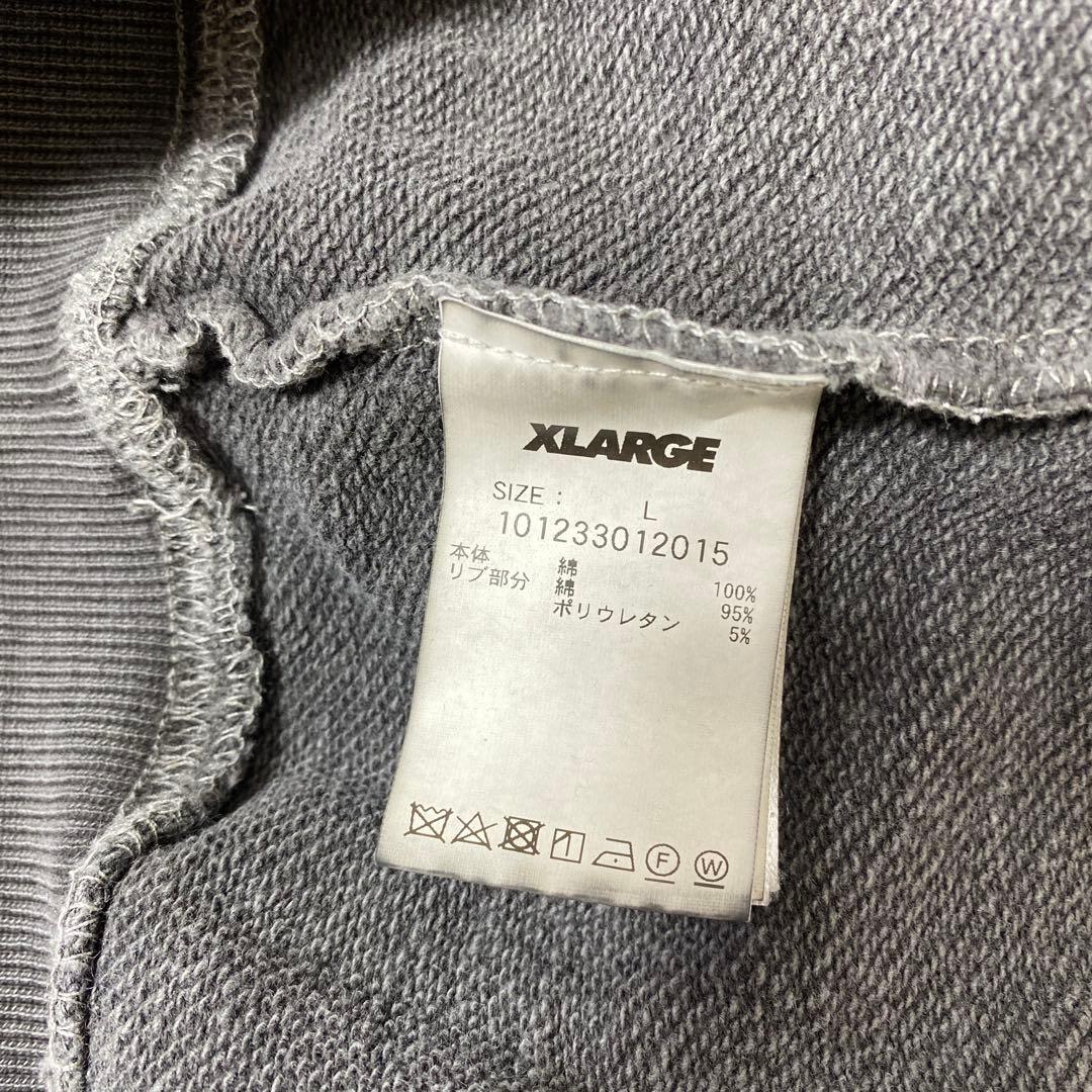 X-LARGE ピグメントダイ ピース フーディ プルオーバー パーカー