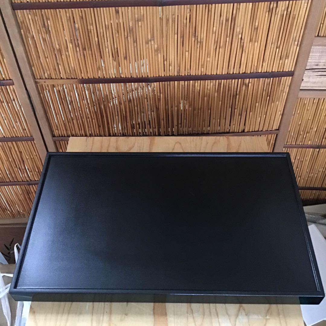 茶道具 美術漆器 お盆 萩と蝶 No422B