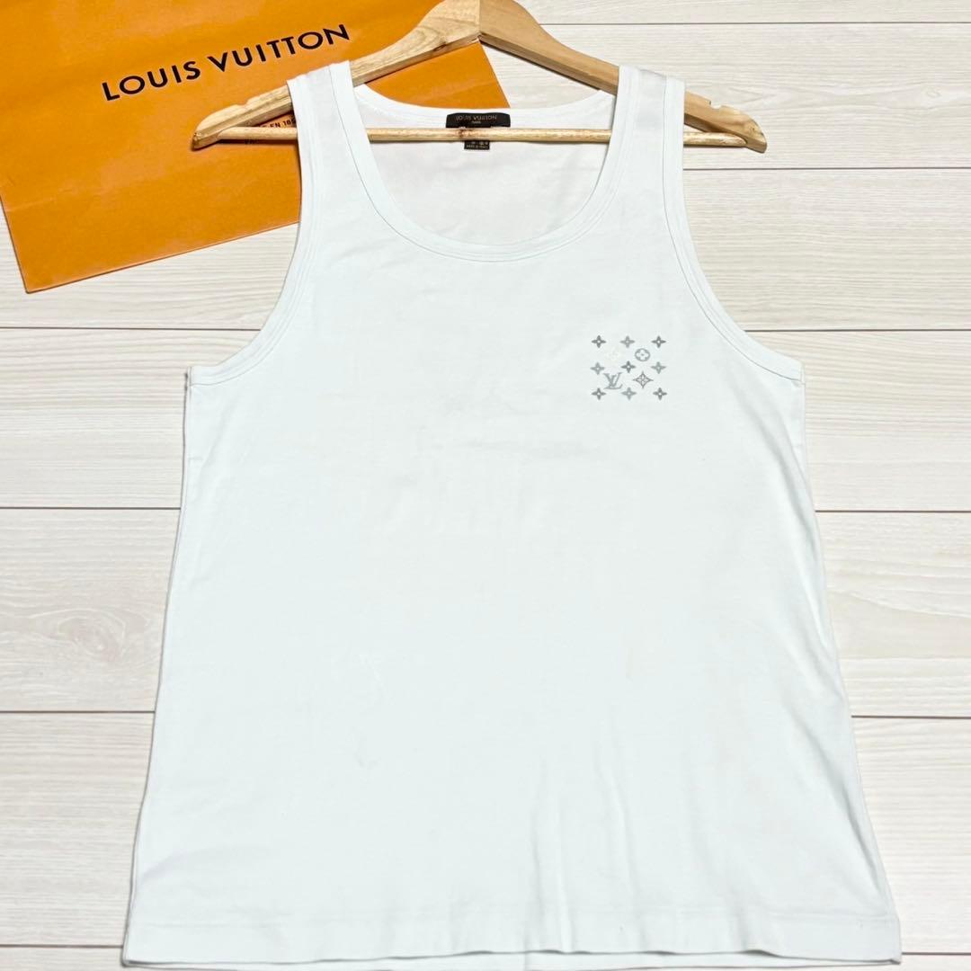 ルイヴィトン　LOUIS VUITTON タンクトップ　モノグラム　ホワイト