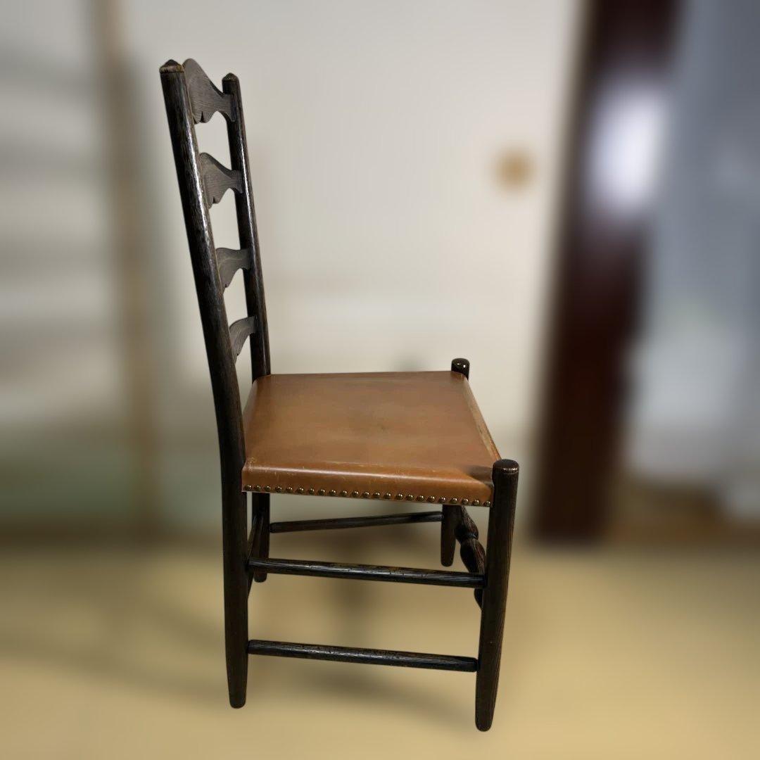 PROVINCIAL ラダーバックチェア　飛騨産業　プロヴィンシャル　革張替無し