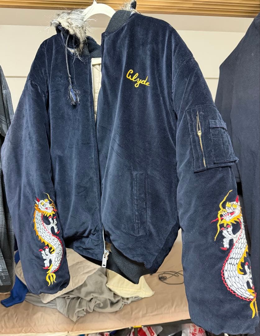 1980's korea souvenir jacket スーベニア　コリジャン