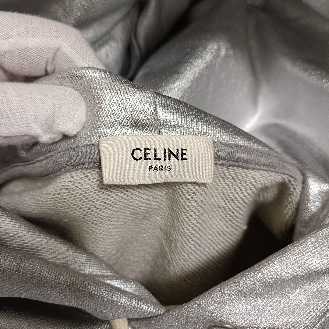 かーぼ様　美品✨️　セリーヌ　パーカー　シルバー　XS