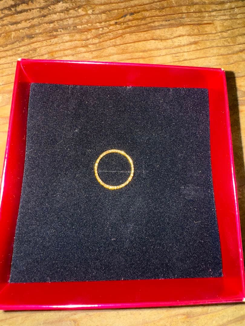 【本日のみ】カオル✴︎藤井大丸店での購入✴︎リング✴︎k18✴︎11号