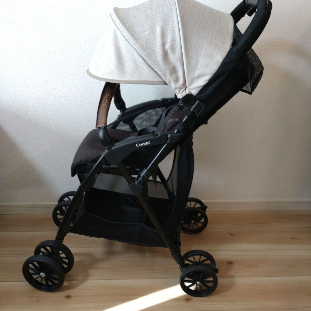 コンビ　Combi Acbee plus 　AO 美品　ベージュ ベビーカー