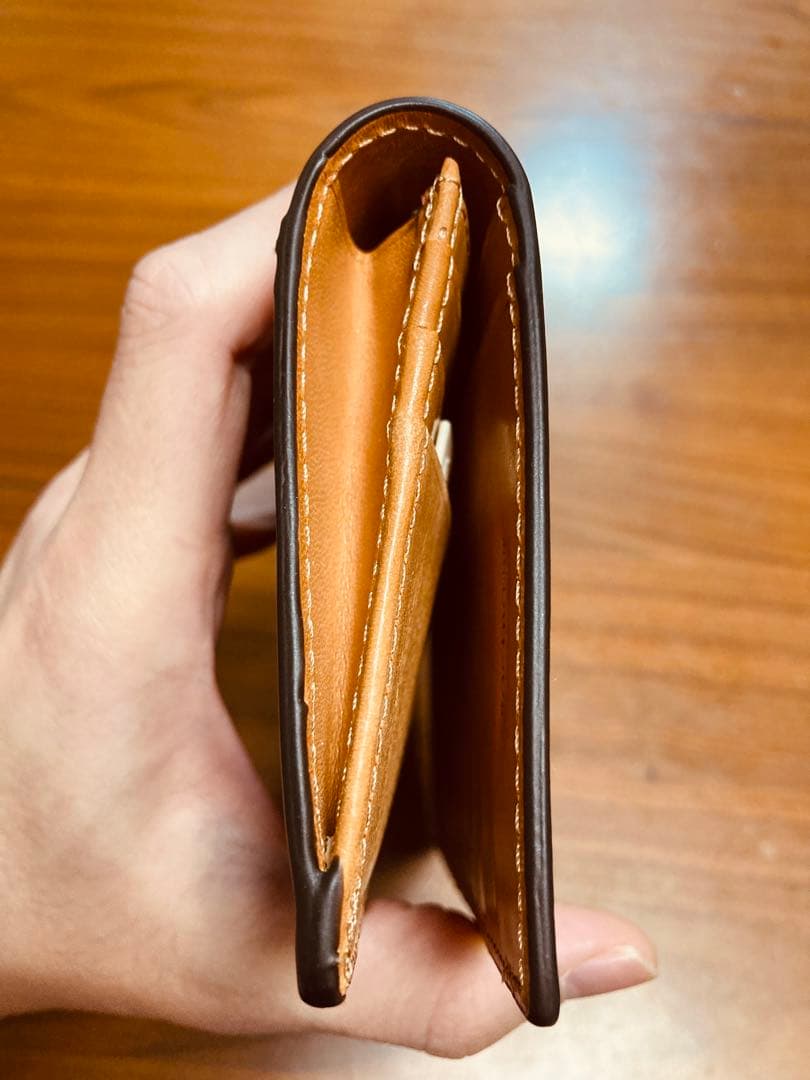 【未使用】ロカド シェルコードバン 長財布 ライトブラウン