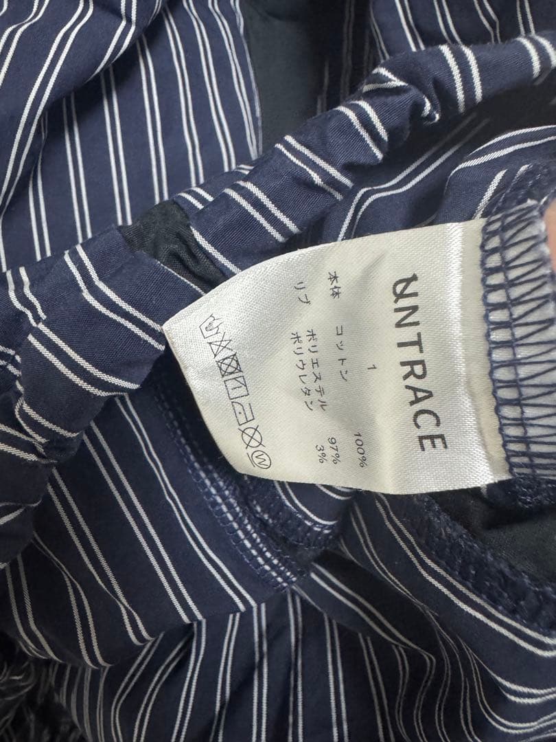 トップス UNTRACE STRIPE FOOTBALL GAME SHIRT