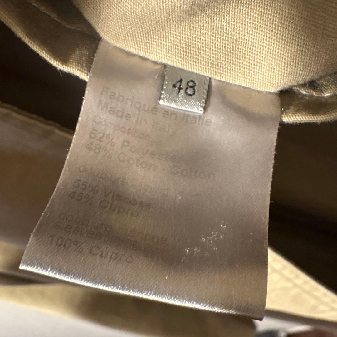 【エディ期】ディオールオム　トレンチコート　2007AW ランウェイ