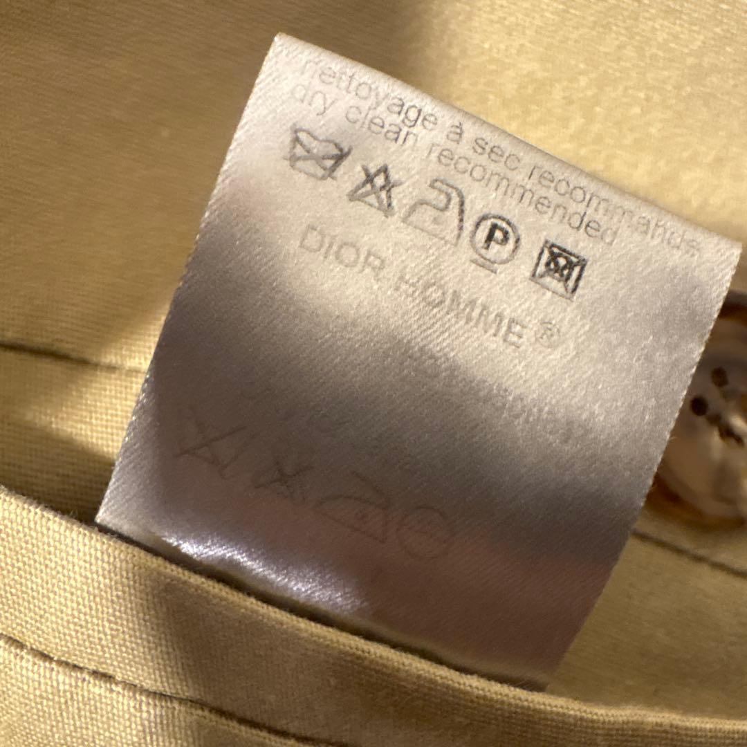 【エディ期】ディオールオム　トレンチコート　2007AW ランウェイ