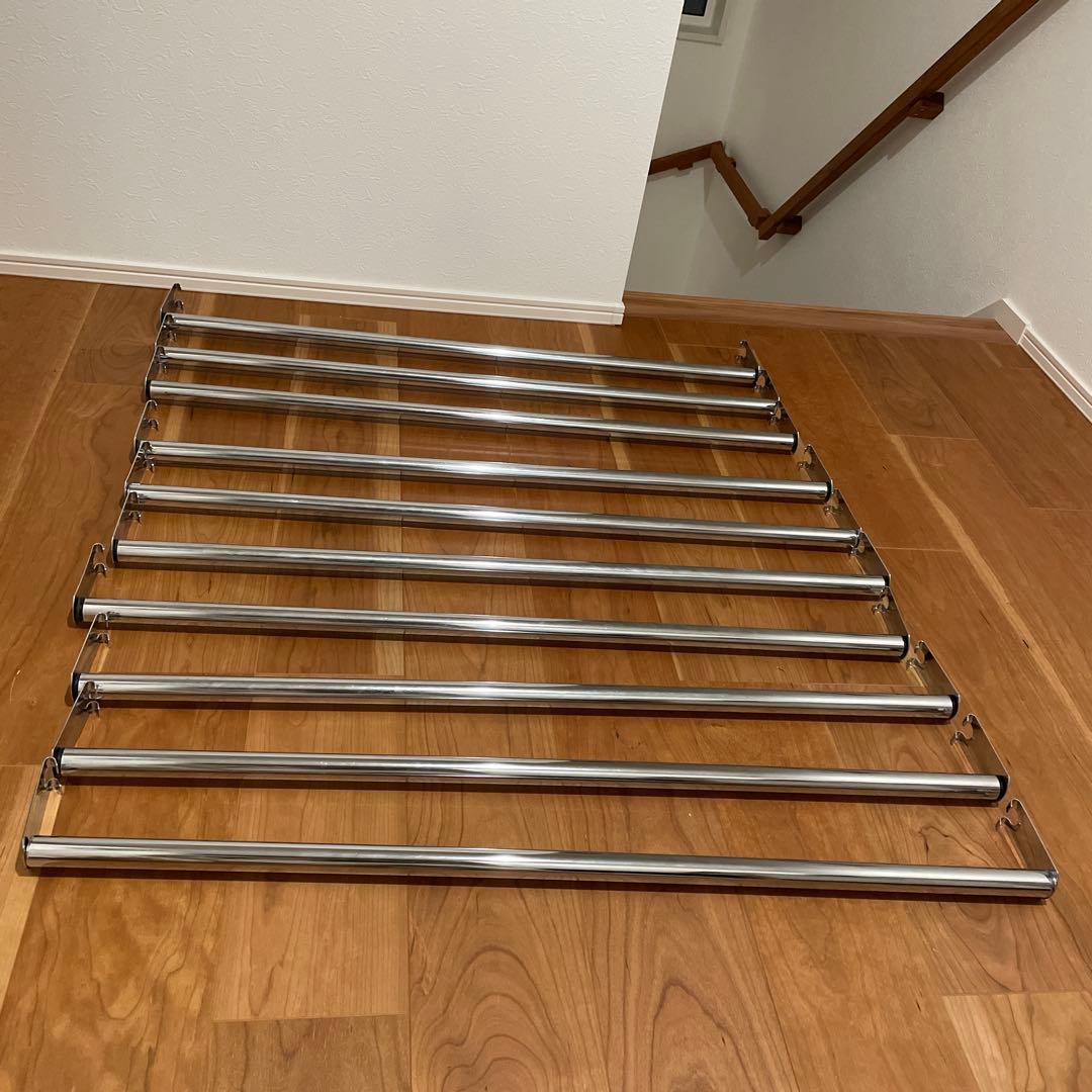 ハンガーポール 10本セットルミナス スチールラック シルバーラック