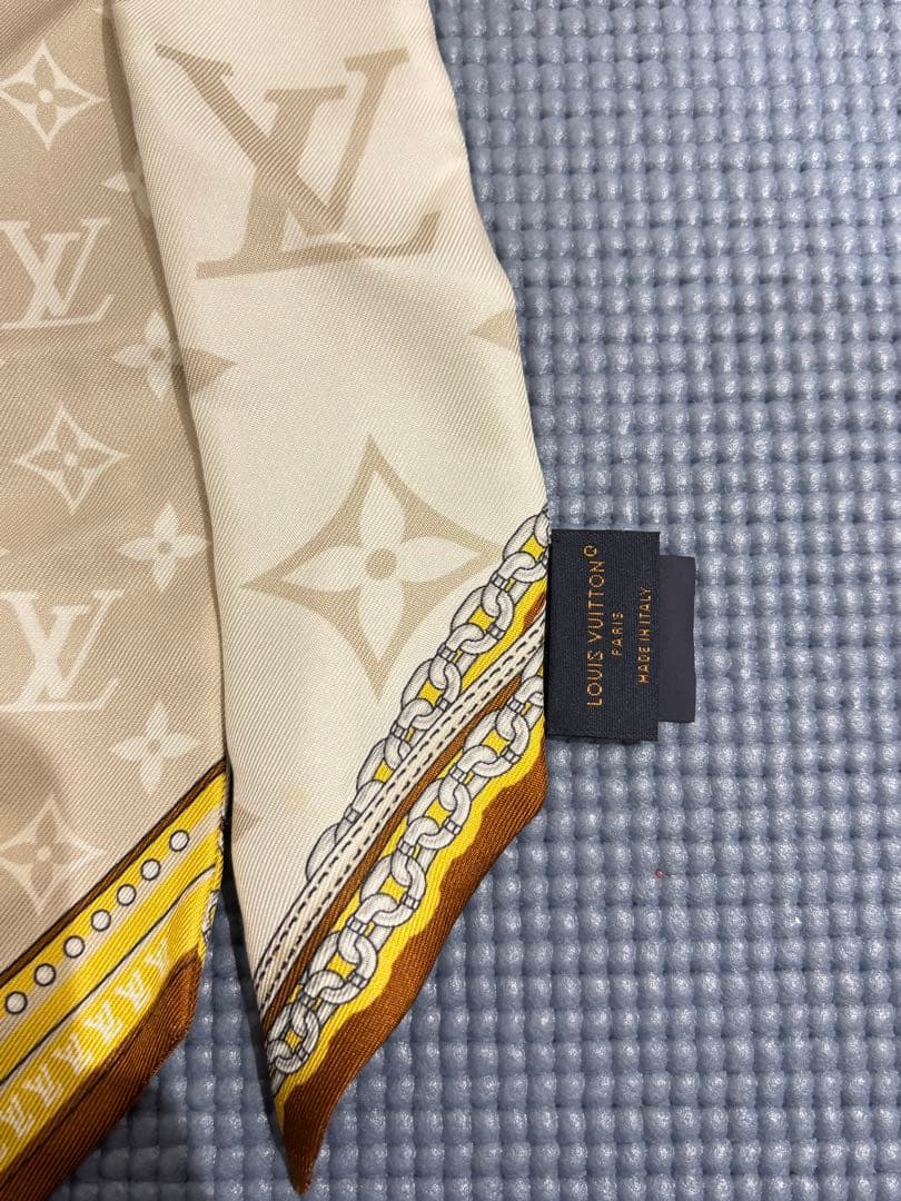 LOUIS VUITTON スカーフ ベージュ/ブラウン