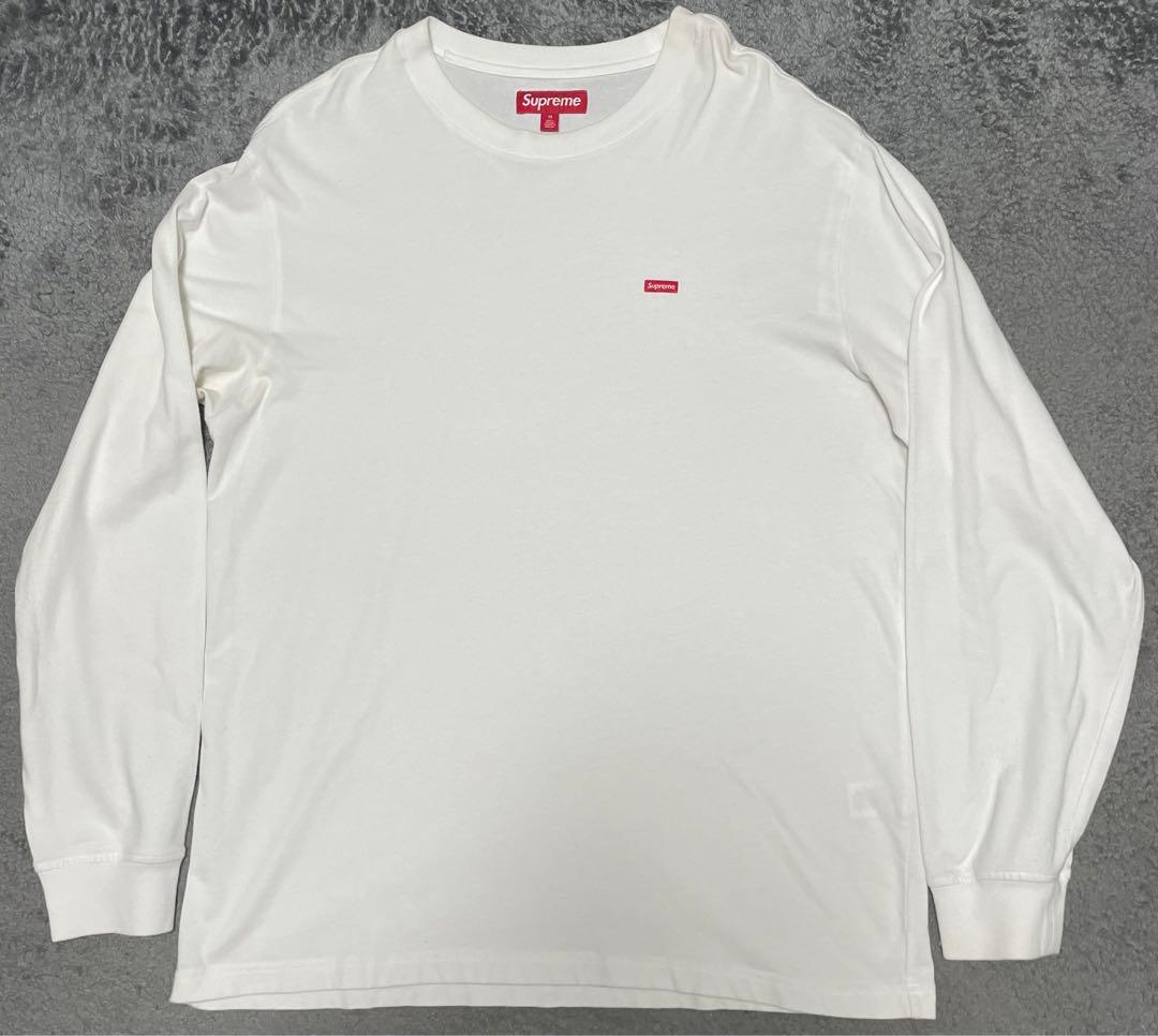 supreme スモールロゴ　ロングtシャツ