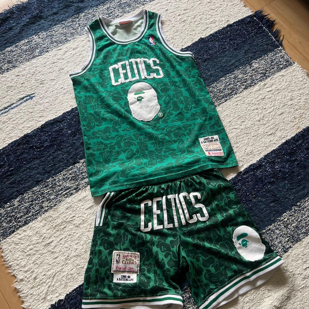 A BATHING APE BAPE celtics バスケユニフォーム
