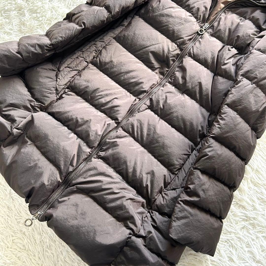 【極美品 希少XL】TATRAS タトラス　ダウンコート　ポリテアマ　ブラウン