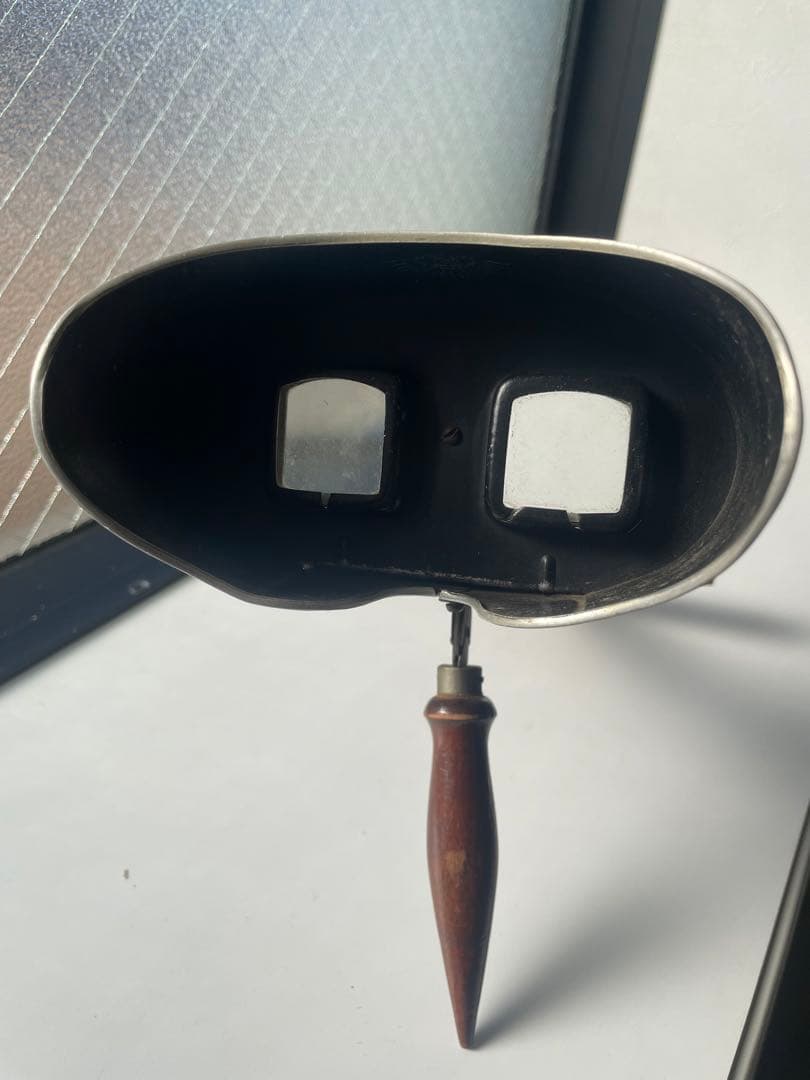 アンティーク　米国製 ステレオスコープ 立体写真ビューア 1900年製