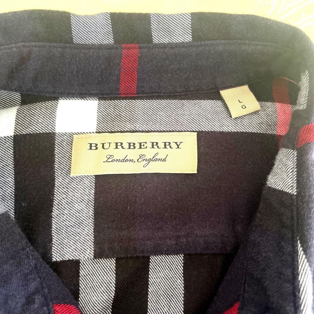 【BURBERRY LONDON 】美品✨人気のメガチェック長袖シャツサイズL