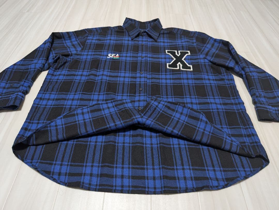 WIND AND SEA × GOD SELECTION XXX ネルシャツ L