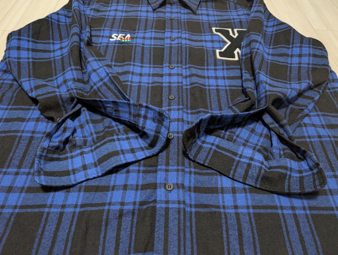 WIND AND SEA × GOD SELECTION XXX ネルシャツ L