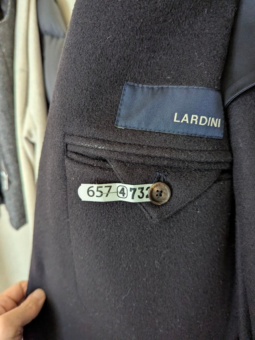 LARDINI（ラルディーニ） ウールフランネルチェスターコート サイズ44