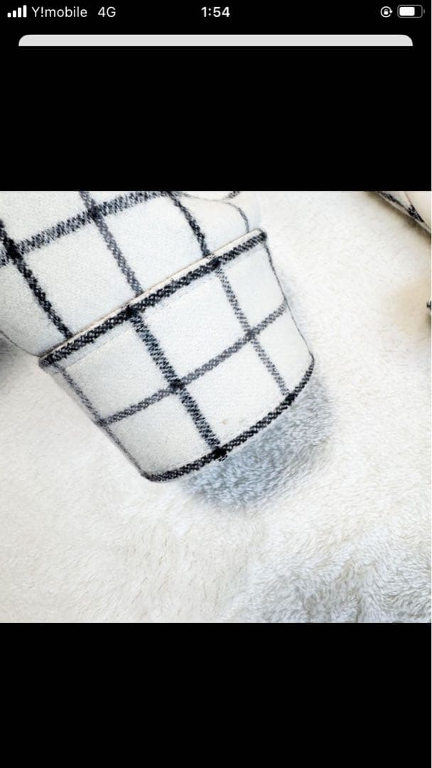 美品 ザ リラクス ハリントンジャケット バルカラー 格子柄 定価 75900円