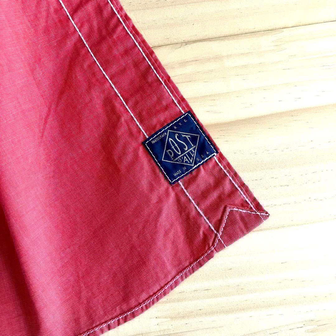 未使用 USA製 POST O’ALLS ワークシャツ コットンシャンブレー M