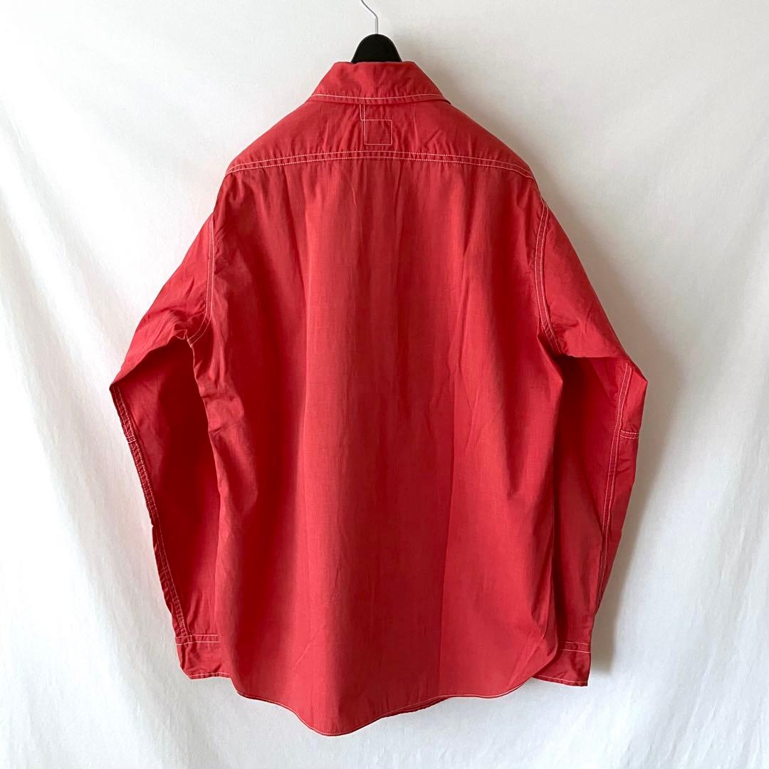 未使用 USA製 POST O’ALLS ワークシャツ コットンシャンブレー M