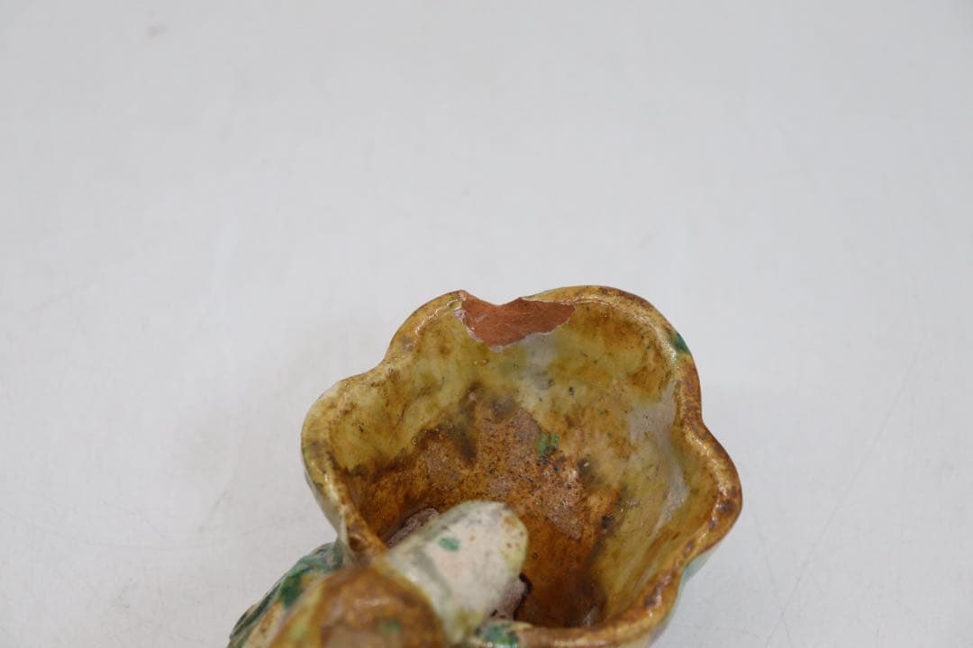 中国　唐三彩　鴨　送料込み250830