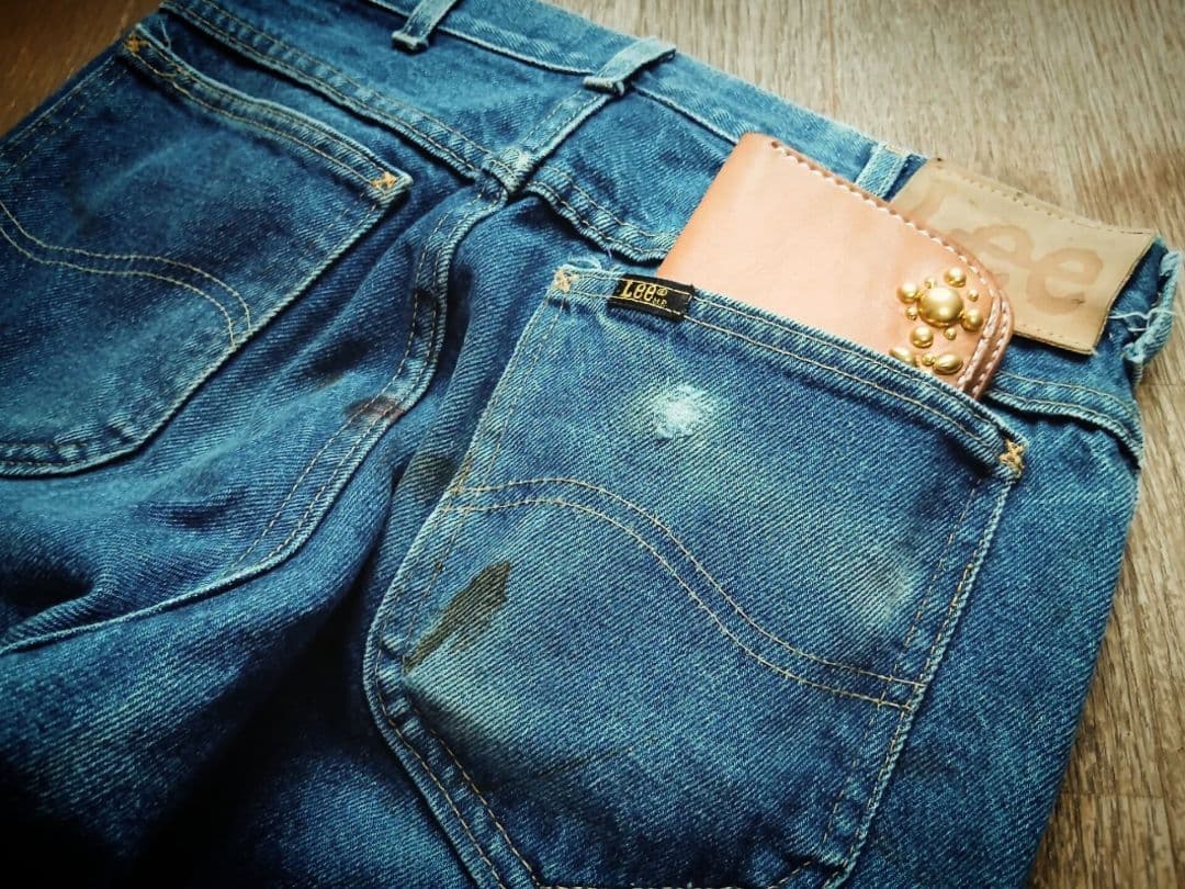 た*か様 ハーマンオーク サドルレザー ロングトラッカーウォレット 経年変化 ス