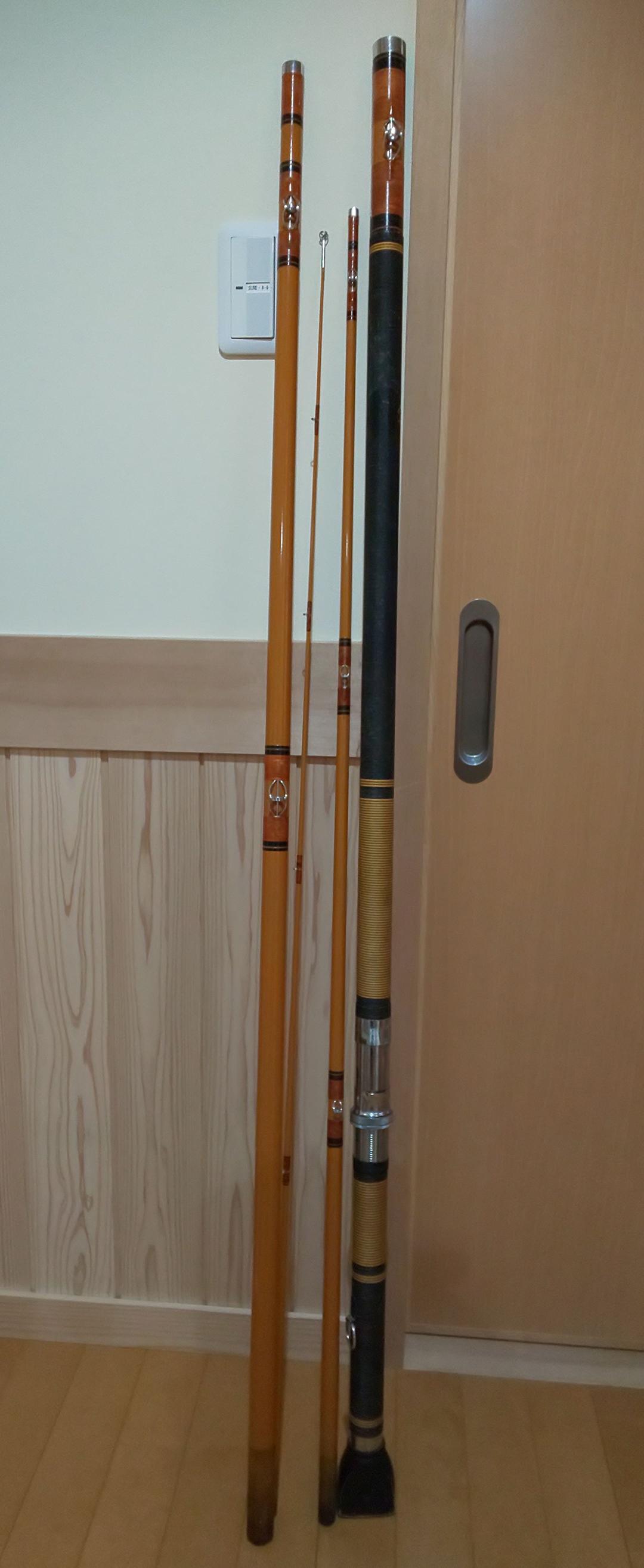 グラスロッドで頑丈な４本継「磯竿」