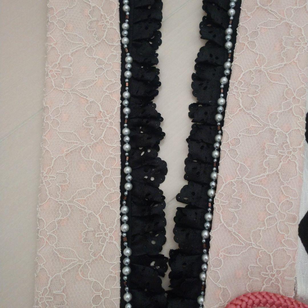 新品未使用 重ね襟 帯揚げ 帯締め 飾り5点　モダン くすみカラー 振り袖 袴❣️