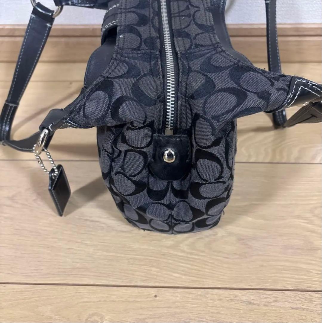 00s 【COACH】 F17094 black tote bag