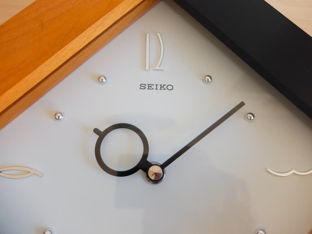 【美品＆動作確認済】80’sヴィンテージSEIKO ポストモダンデザインクロック