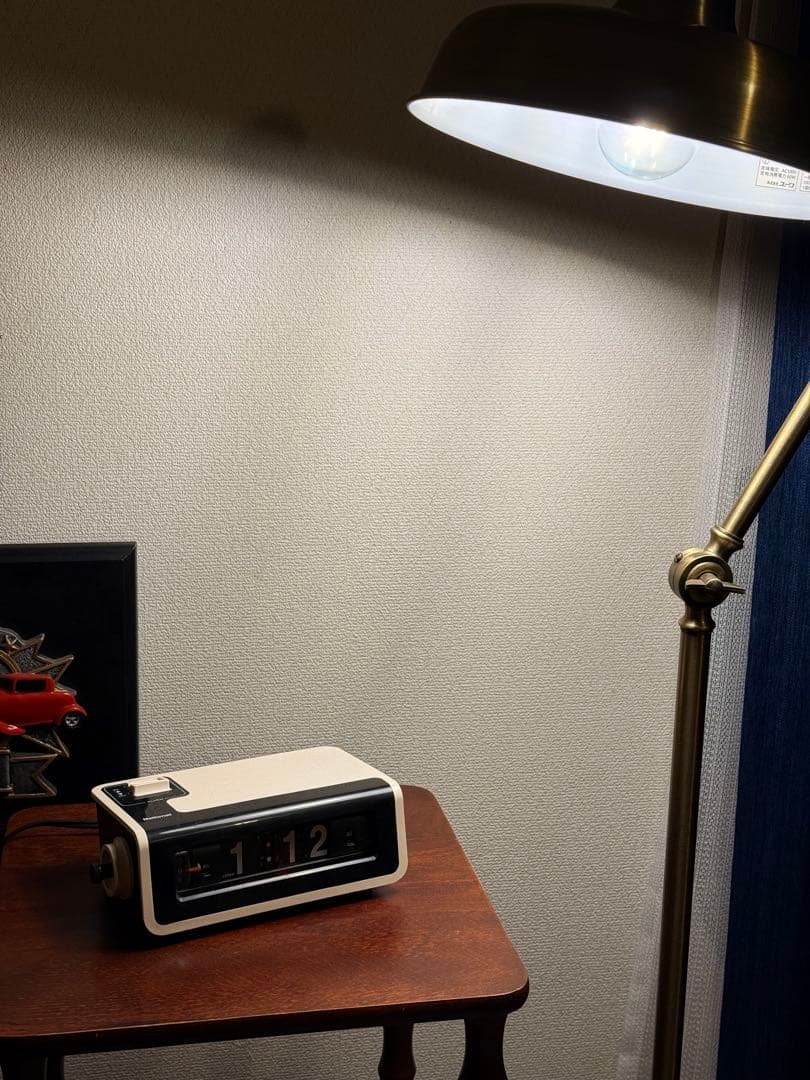 ナショナル 昭和レトロ ヤングスヤスヤ パタパタ時計