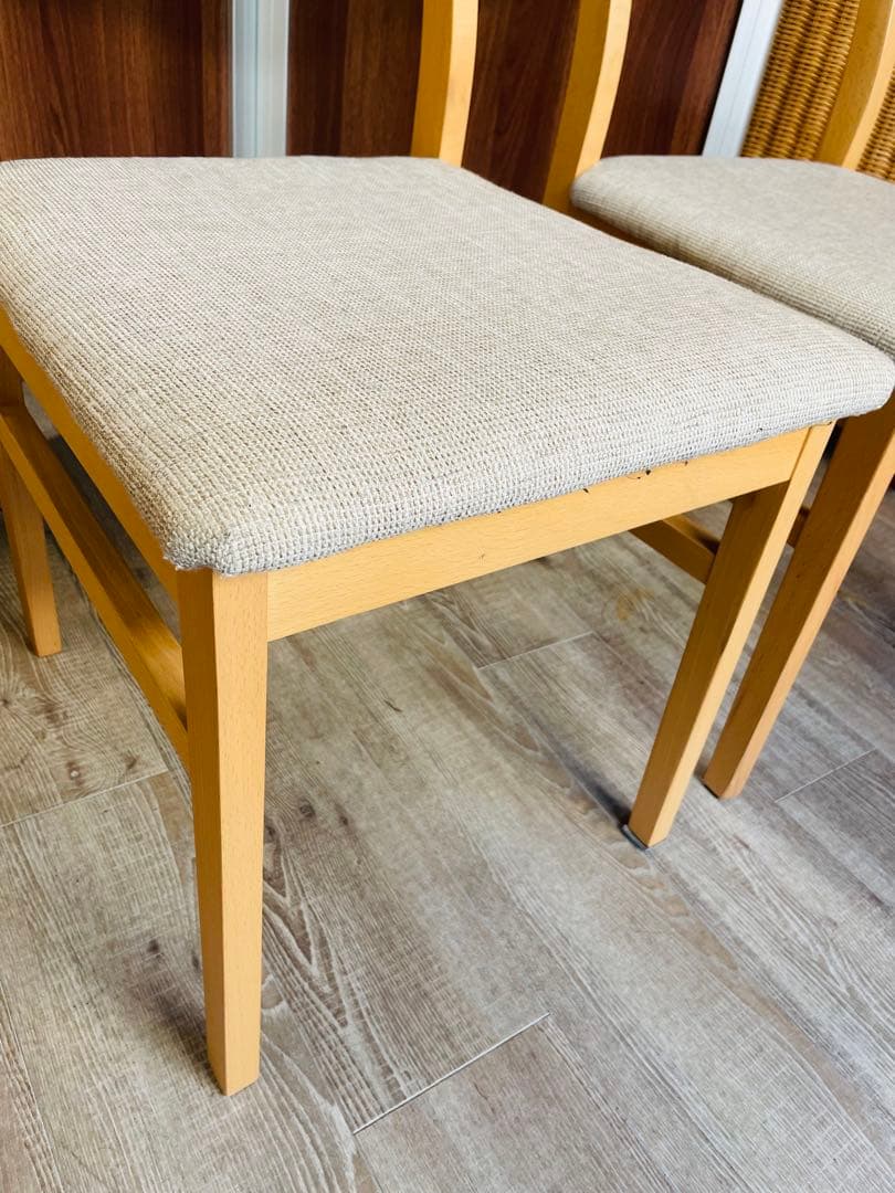 ニトリ　シンプルモダン ダイニングチェア 2脚セット